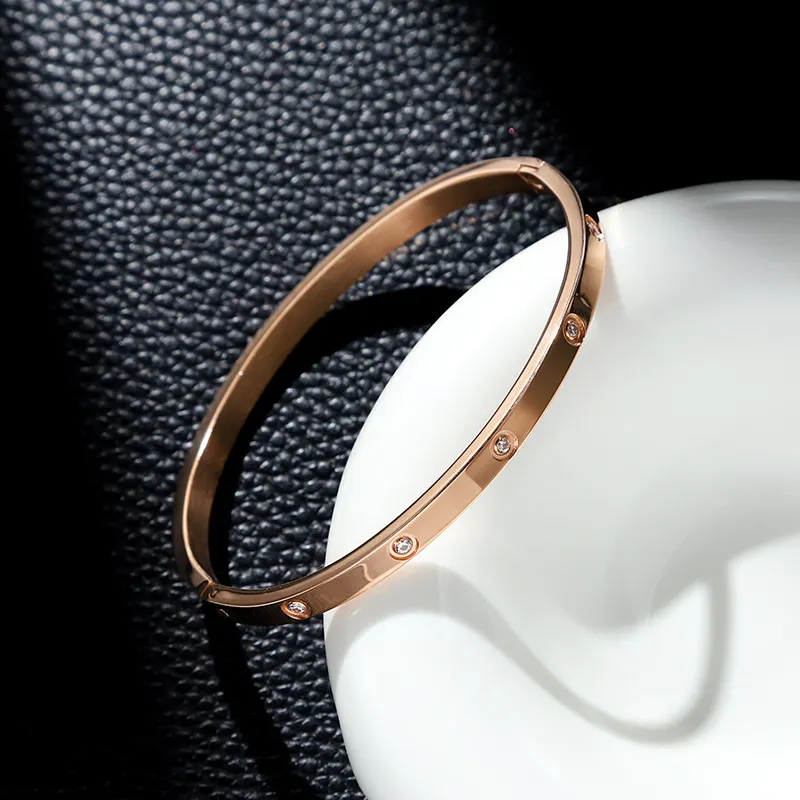Gemini said Rose Gold Radiance Crystal Bangle